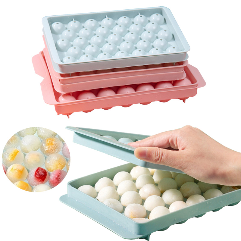 Coaster Mold Round - Yuvarlak Buz Küpü Tepsi Yaratıcı Hokey