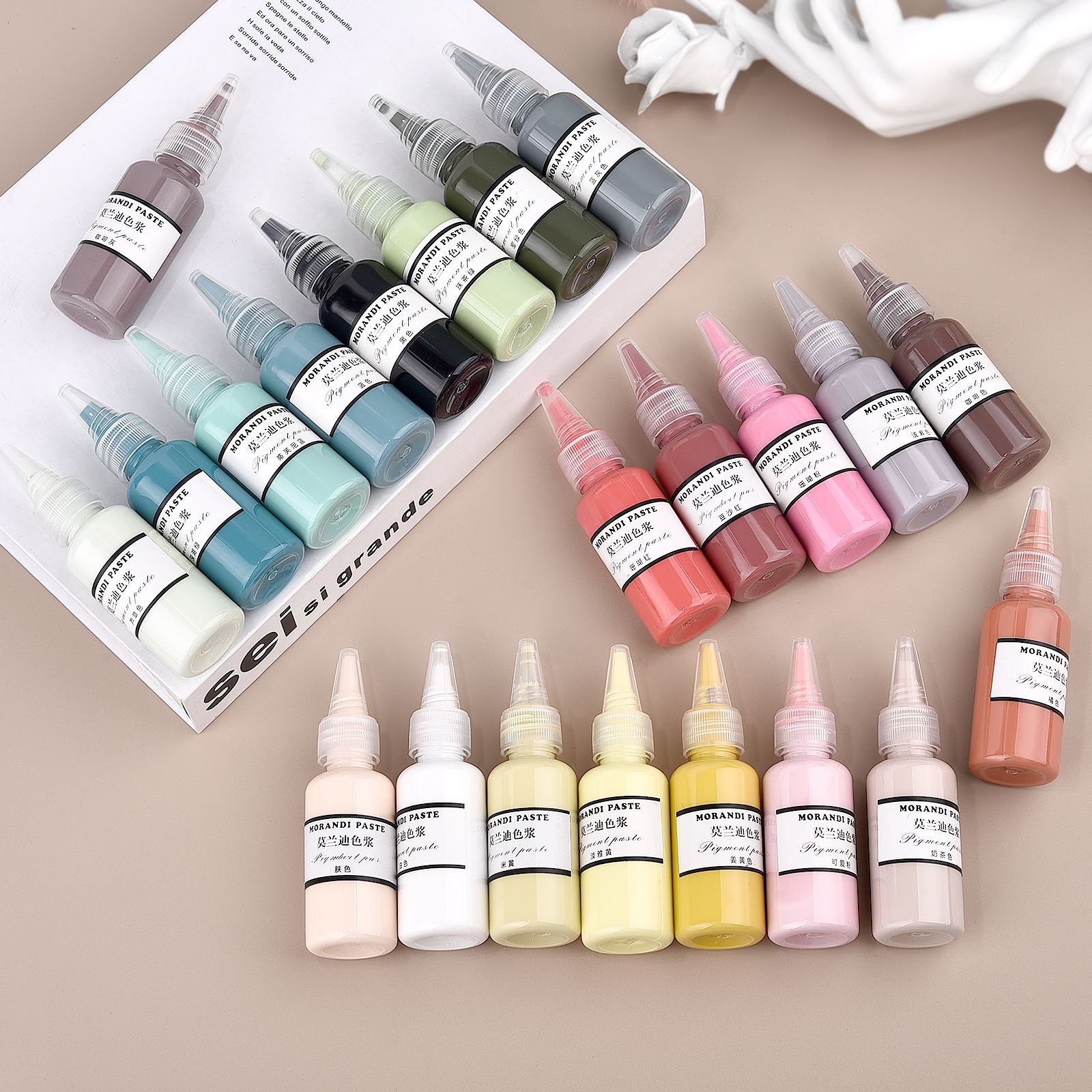 Resin Dye Alcohol - Morandi Renkler Sıvı Reçine Pigmentler Epoksi