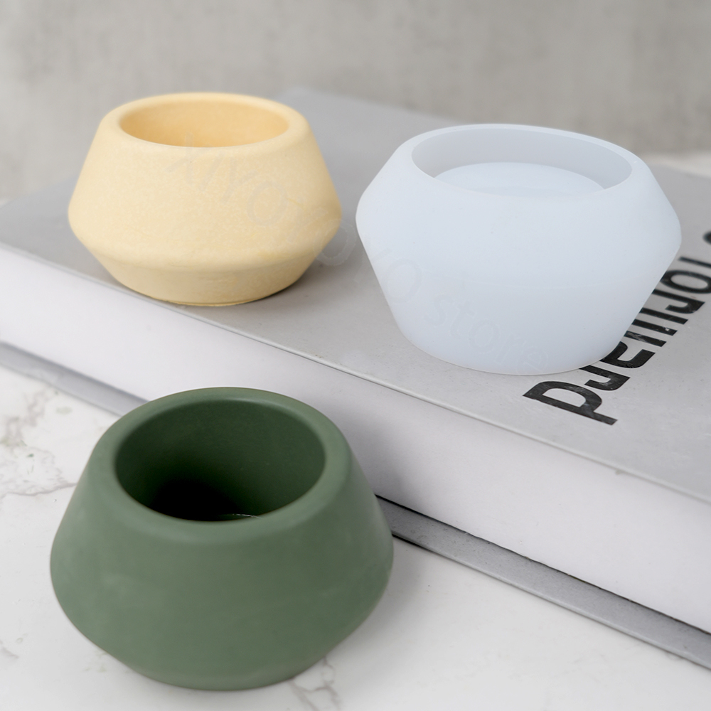 Coaster Mold Round - Yuvarlak kase saklama kutusu silikon kalıp