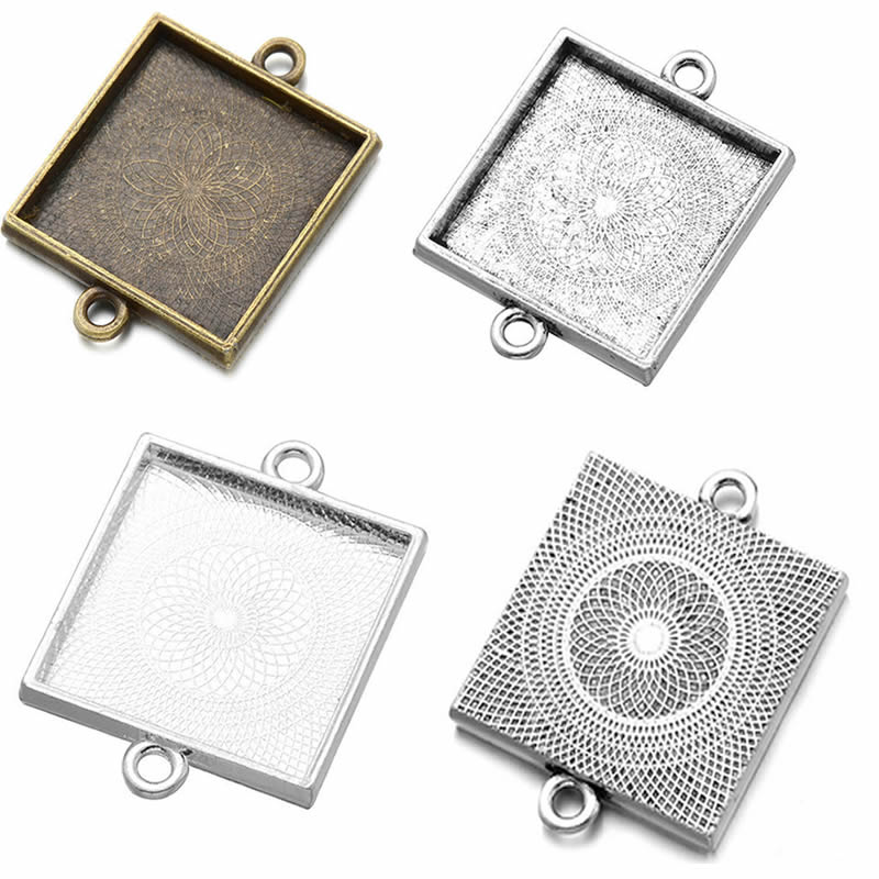 Onebeading Fit 25x25mm Kare Ca - Bezels Set Pendant incelemesi ve fiyatı
