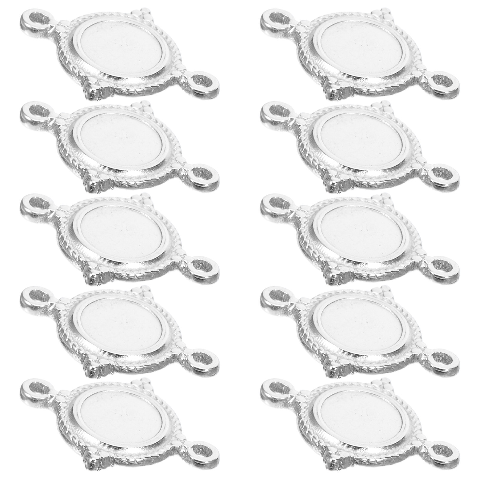 10 Adet Paslanmaz Çelik Yuvarl - Bezels Set Pendant incelemesi ve fiyatı