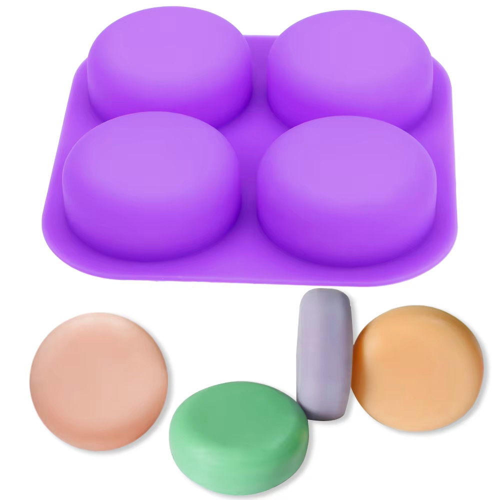 1-2 Adet 4 Bölmeli Yeniden Kul - Coaster Mold Round incelemesi ve fiyatı