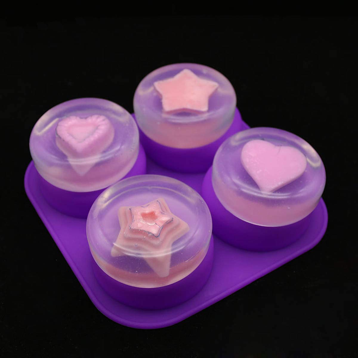 1-2 Adet 4 Bölmeli Yeniden Kul - Coaster Mold Round incelemesi ve fiyatı