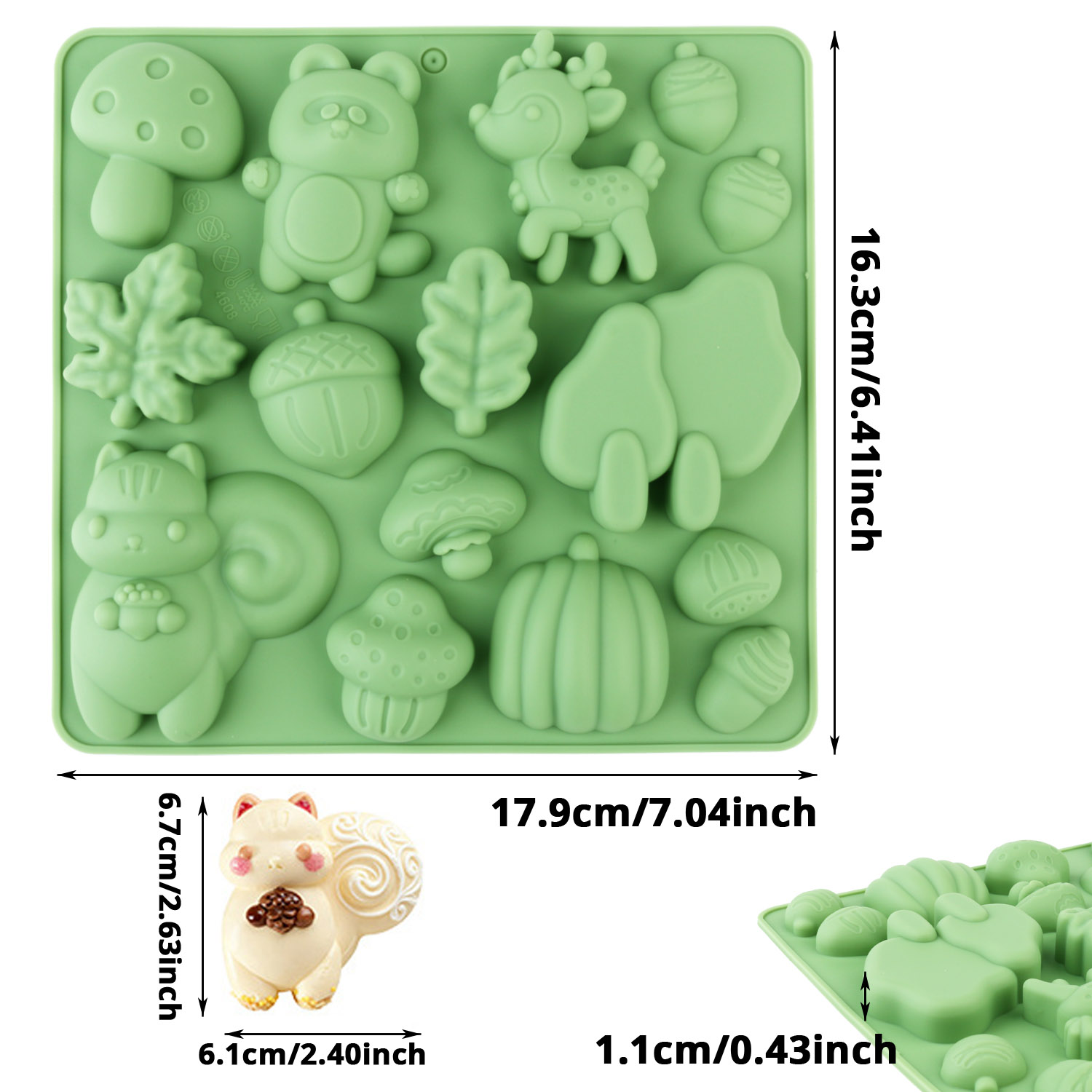 Sincap ve Geyik Şeklinde Hayva - Resin Craft Supplies incelemesi ve fiyatı