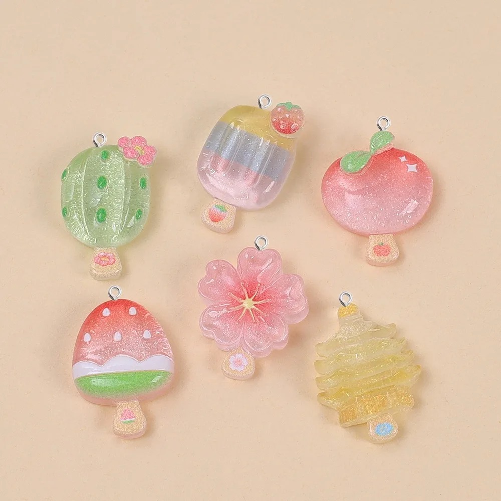 10 adet Kawaii Yaz Popsicle Re - Resin Craft Material incelemesi ve fiyatı