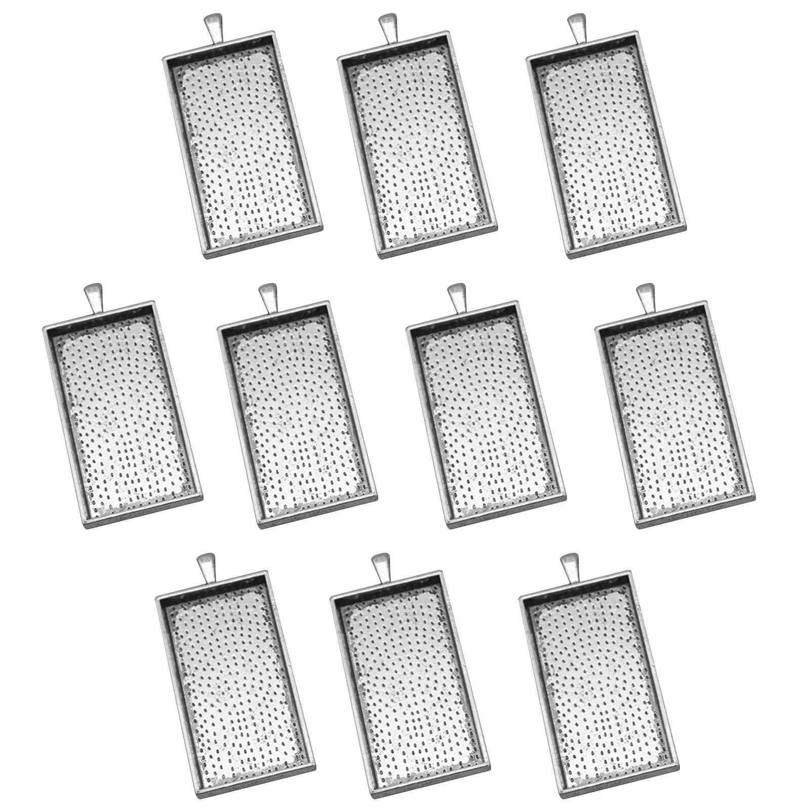 10 Adet Alaşımlı Kolye Aparatı - Bezels Set Pendant incelemesi ve fiyatı